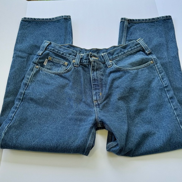 Carhartt Men's Blue Jeans 38x30 relaxed fit - Picture 7 of 9